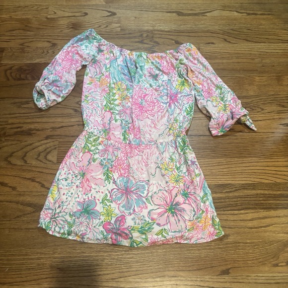 Lilly Pulitzer Lana Skort Romper Paradise Found Size Small‎ Vacation Cruise